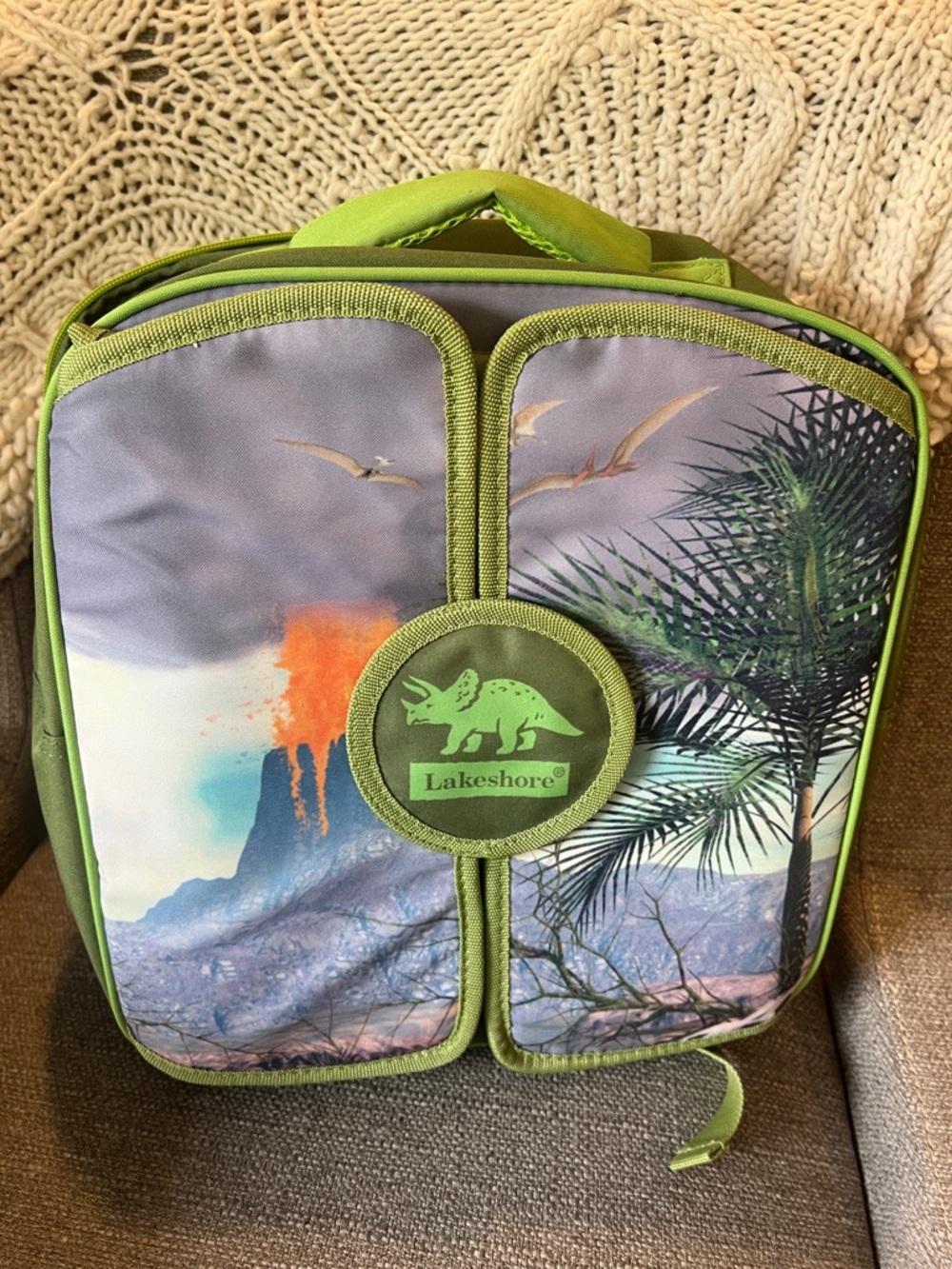Lakeshore Green Dino adventure backpack